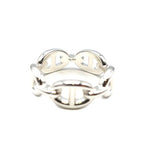 Hermes Chaine D'ancre Enchainee Ring PM Small Silver — view 7