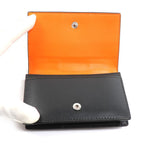 Bottega Veneta Cassette Business Card Case Dark Green Orange — view 4