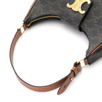 Celine Medium Ava Triomphe Bag Tan Calfskin Shoulder — view 4