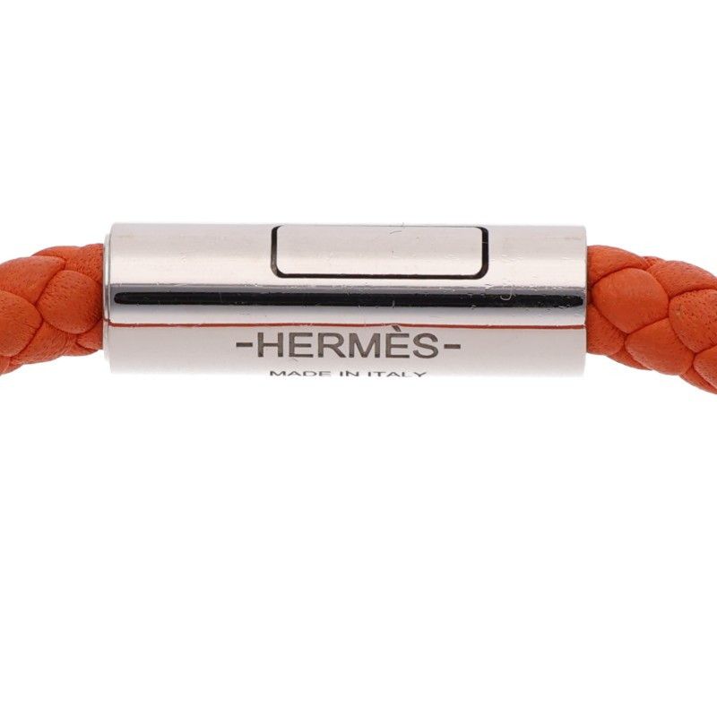Hermes Goliath Leather Braided Bracelet — view 2