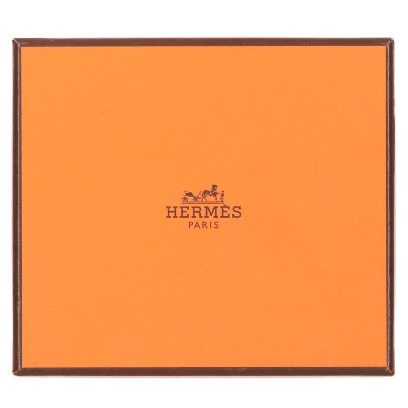 Hermes Glenan Compact Silver Swift Leather Wallet — view 5