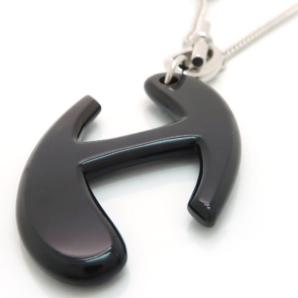 Hermes Chaine de H Pendant Buffalo Horn Metal Included — view 6