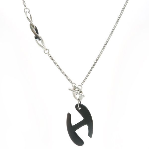 Hermes Chaine de H Pendant Buffalo Horn Metal Included — view 2