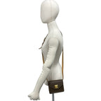 Celine Vintage Macadam Blason Pattern Ring Leather Mini Shoulder Bag Pochette — view 2