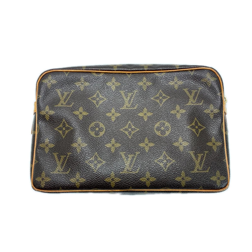 Louis Vuitton Monogram Compiegne Brown Clutch — view 2
