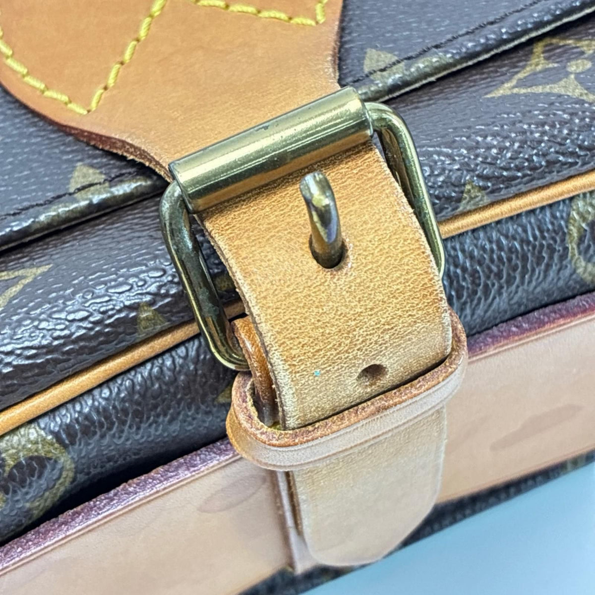 Louis Vuitton Monogram Cartouchiere Shoulder Bag — view 6