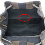 Fendi Mini Backpack Pecan Pattern Brown — view 8