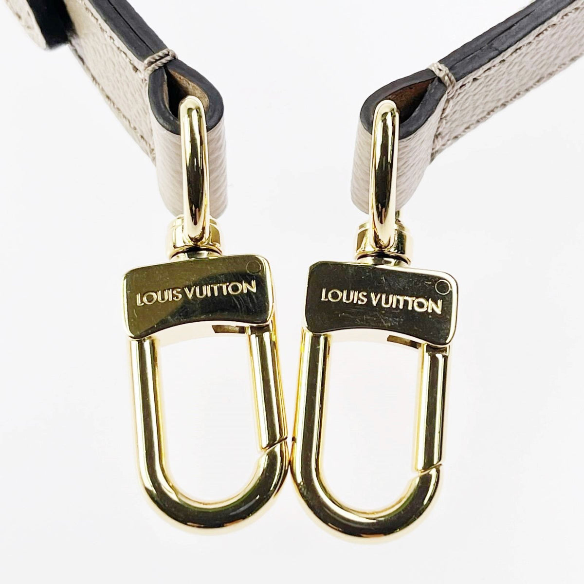 Louis Vuitton Shoulder Strap 1.8 Width Snap Hook Adjustable Beige — view 7