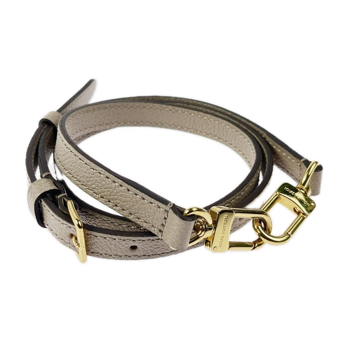 Louis Vuitton Shoulder Strap 1.4 Width Snap Hook Adjustable Beige
