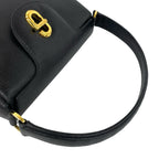 Gucci Vintage G Logo Leather Handbag Mini Tote Black — view 4