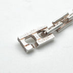 Hermes Hercules Bracelet Bangle Cuff Silver PM 18 — view 4