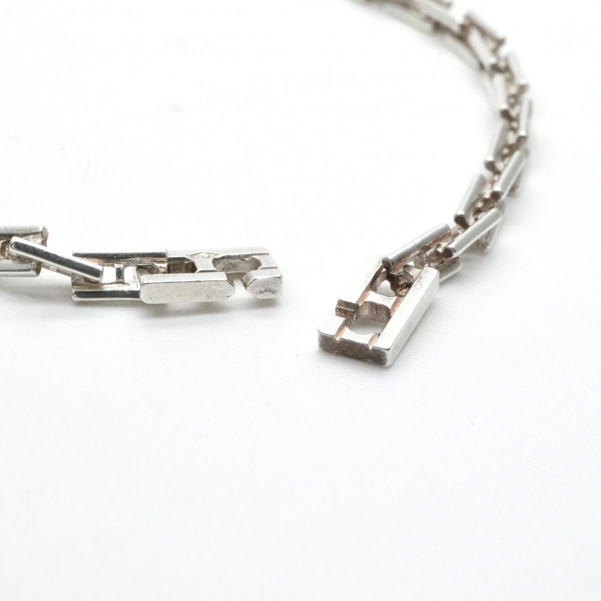 Hermes Hercules Bracelet Bangle Cuff Silver PM 18 — view 3