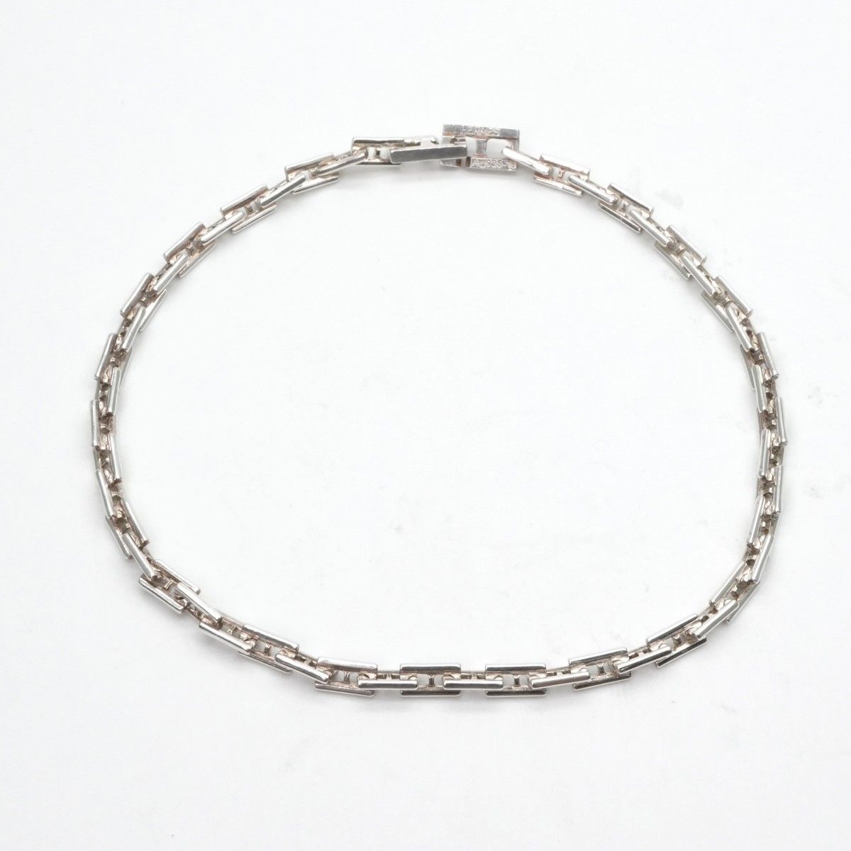Hermes Hercules Bracelet Bangle Cuff Silver PM 18