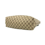 Gucci Vintage Sherry Line GG Pattern Logo Leather Tote Shoulder Bag Brown — view 8