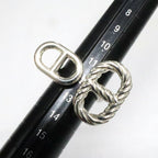Hermes Chaine D'ancre Alea Torsade Silver Ring — view 7