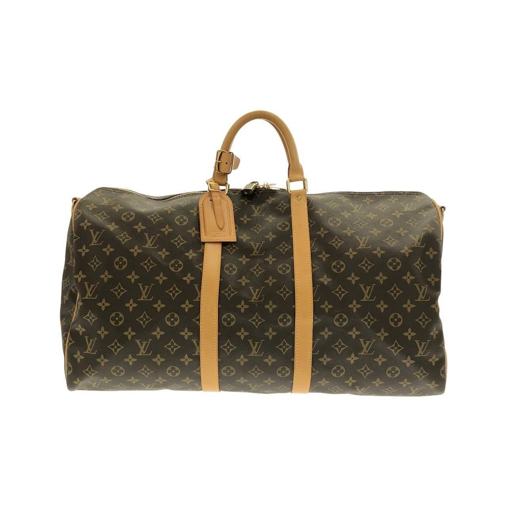 Louis Vuitton Monogram Keepall Bandouliere 55 Boston Bag