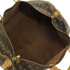 Louis Vuitton Monogram Keepall Bandouliere 55 Boston Bag — view 8