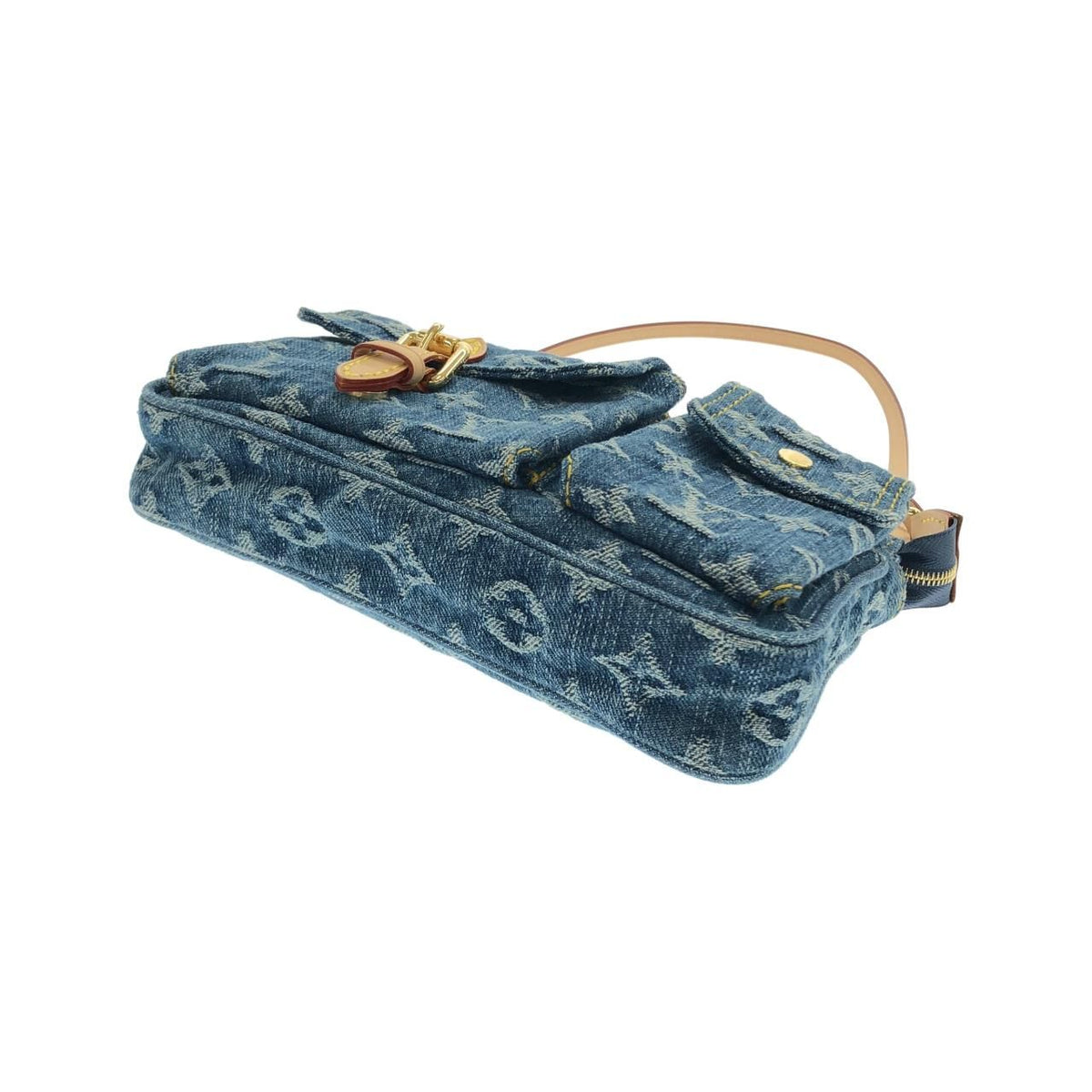 Louis Vuitton Monogram Denim Pochette Accessoires Cargo Bag — view 3