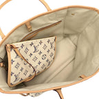 Louis Vuitton Monogram Jacquard Twill Neverfull MM Bag — view 7