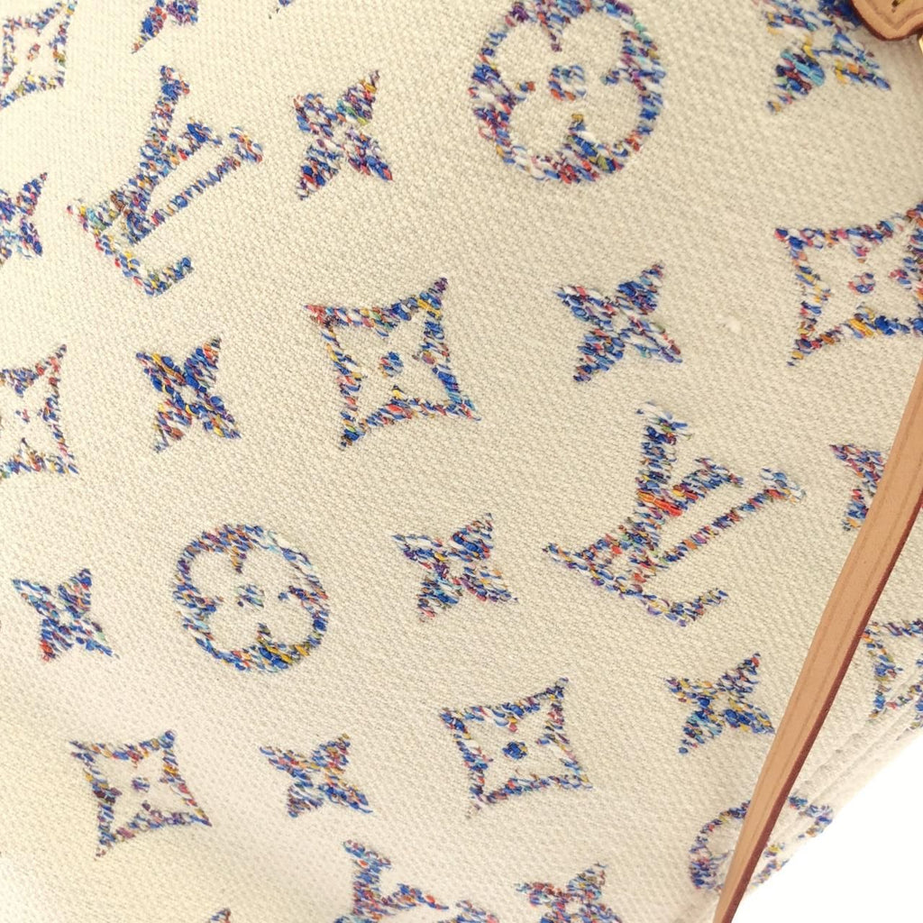 Louis Vuitton Monogram Jacquard Twill Neverfull MM Bag — view 4