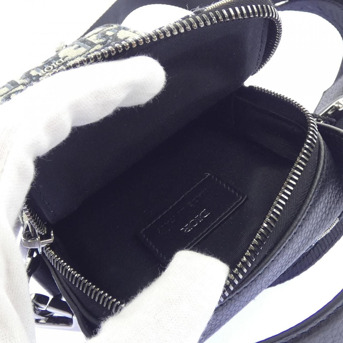 Dior Rider Micro Pouch Dior Oblique Jacquard — view 6