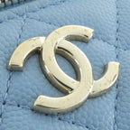 Chanel Bag Handbag Blue — view 6