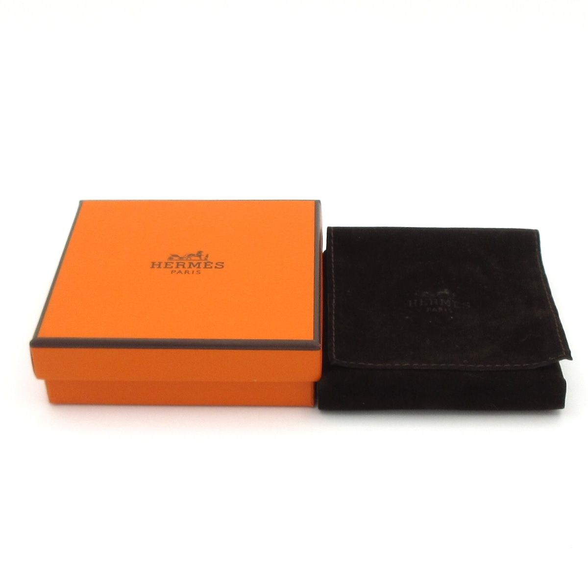 Hermes Bracelet Rival Caval Leather Blue White Brown — view 8