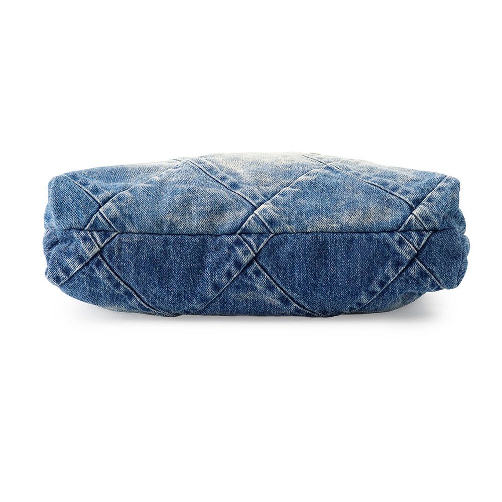 Chanel Chain Shoulder Bag Chanel 22 Quilted Small Denim — view 3