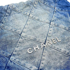Chanel Chain Shoulder Bag Chanel 22 Quilted Small Denim — view 6