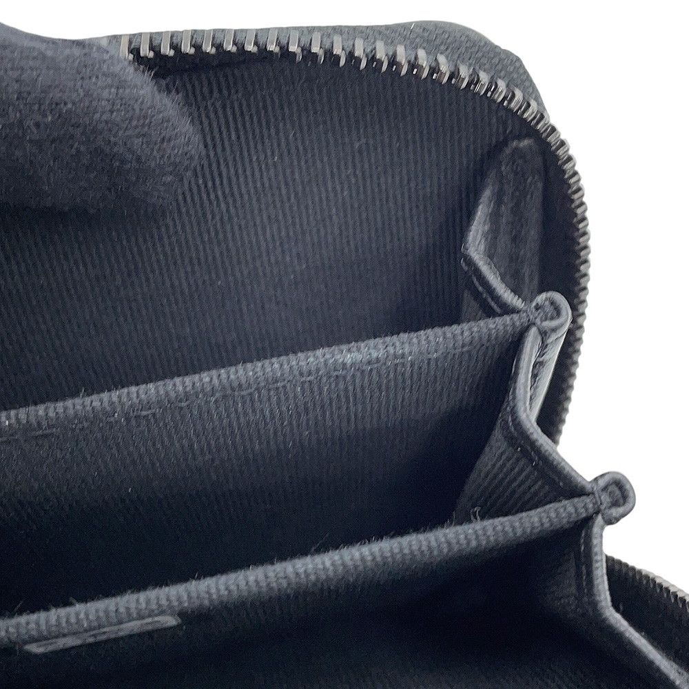 Chanel Coin Purse Quilted CC Logo Classic Zip Lambskin Wallet Black — view 5