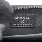 Chanel Coin Purse Quilted CC Logo Classic Zip Lambskin Wallet Black — view 8