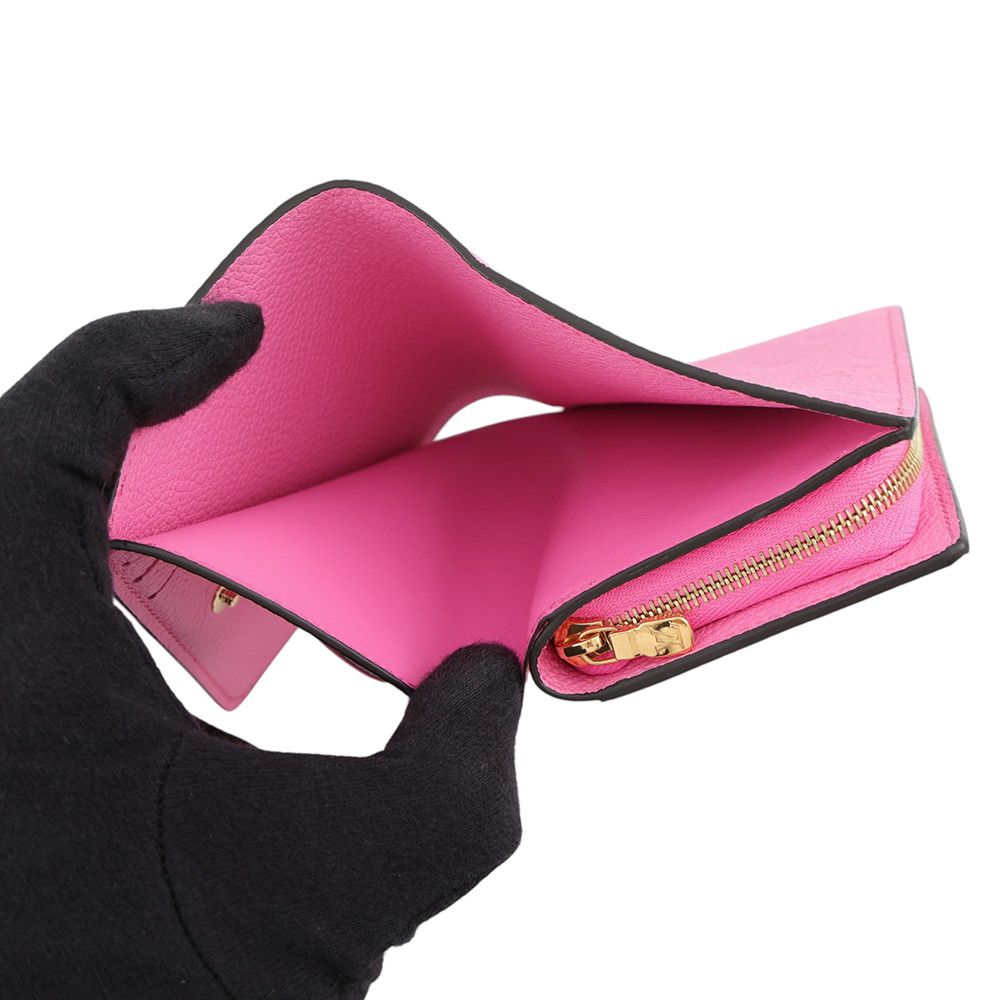 Louis Vuitton Bifold Wallet Monogram Empreinte Portefeuille Clair Pink — view 5