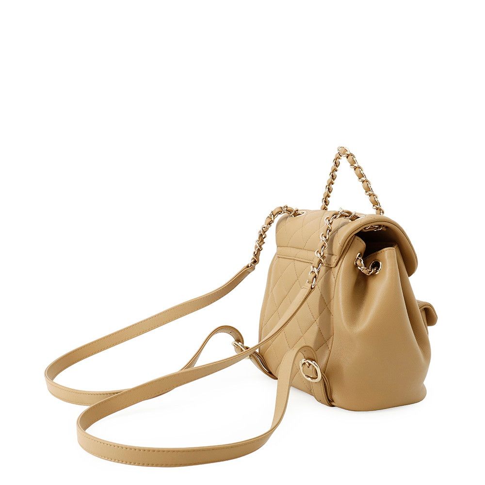 Chanel Backpack Quilted CC Logo Lambskin — view 2