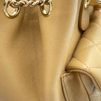 Chanel Backpack Quilted CC Logo Lambskin — view 7