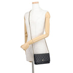 Chanel Chain Wallet Classic Quilted CC Logo Caviar Leather Black Shoulder Bag — view 4