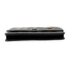 Chanel Chain Wallet 2.55 Key Charm Quilted CC Logo No 5 Camellia Clover Leather — view 3
