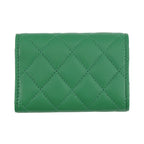 Chanel Trifold Wallet Quilted CC Logo Classic Small Flap — view 3