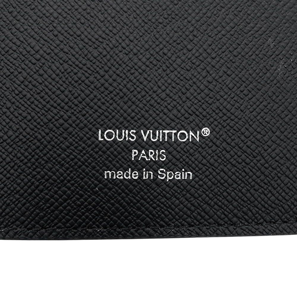 Louis Vuitton Wallet Monogram Eclipse Portefeuille Brazza Black — view 8