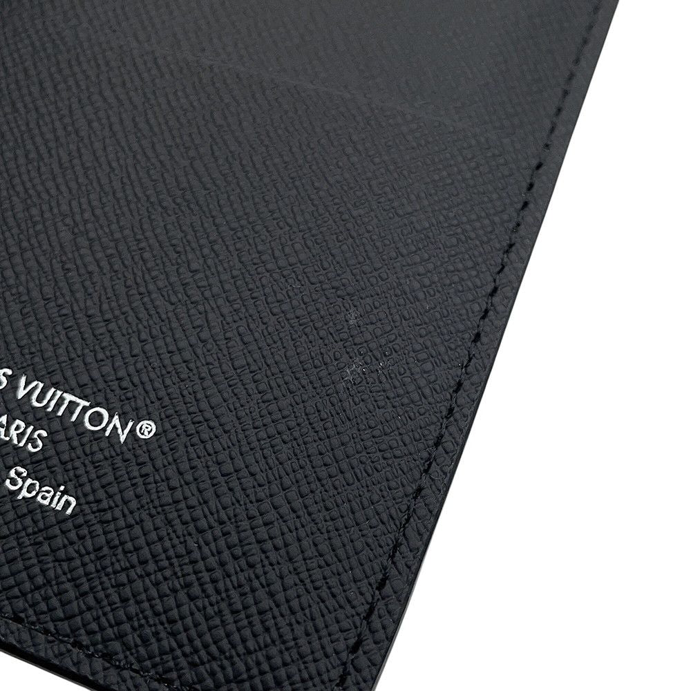 Louis Vuitton Wallet Monogram Eclipse Portefeuille Brazza Black — view 7