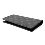 Louis Vuitton Wallet Monogram Eclipse Portefeuille Brazza Black — view 2