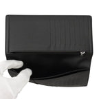 Louis Vuitton Wallet Monogram Eclipse Portefeuille Brazza Black — view 6