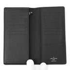Louis Vuitton Wallet Monogram Eclipse Portefeuille Brazza Black — view 4