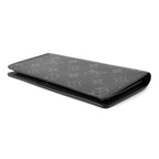 Louis Vuitton Wallet Monogram Eclipse Portefeuille Brazza Black — view 2