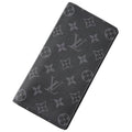 Louis Vuitton Wallet Monogram Eclipse Portefeuille Brazza Black