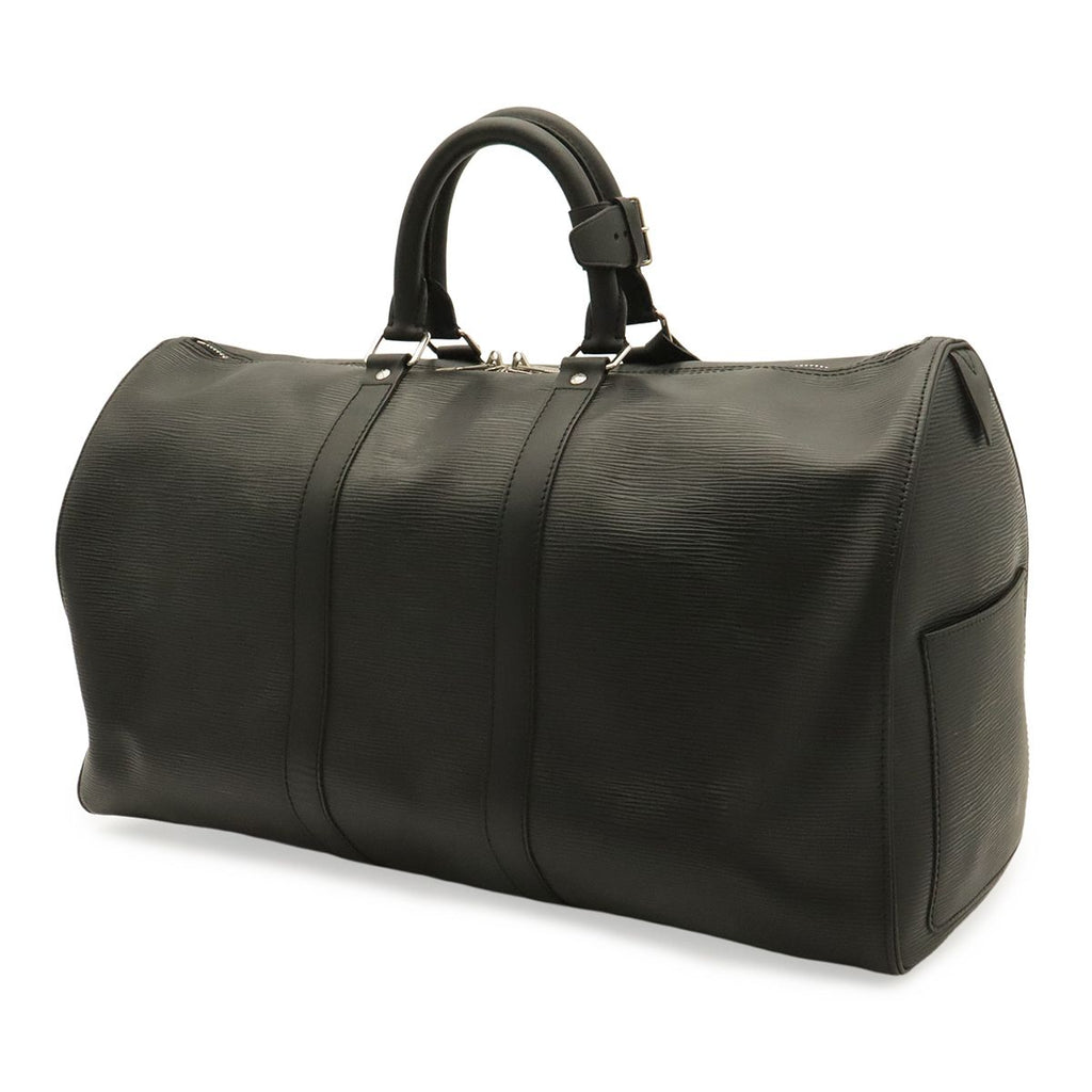Louis Vuitton Epi Keepall 45 Boston Bag Noir Black Gold — view 2