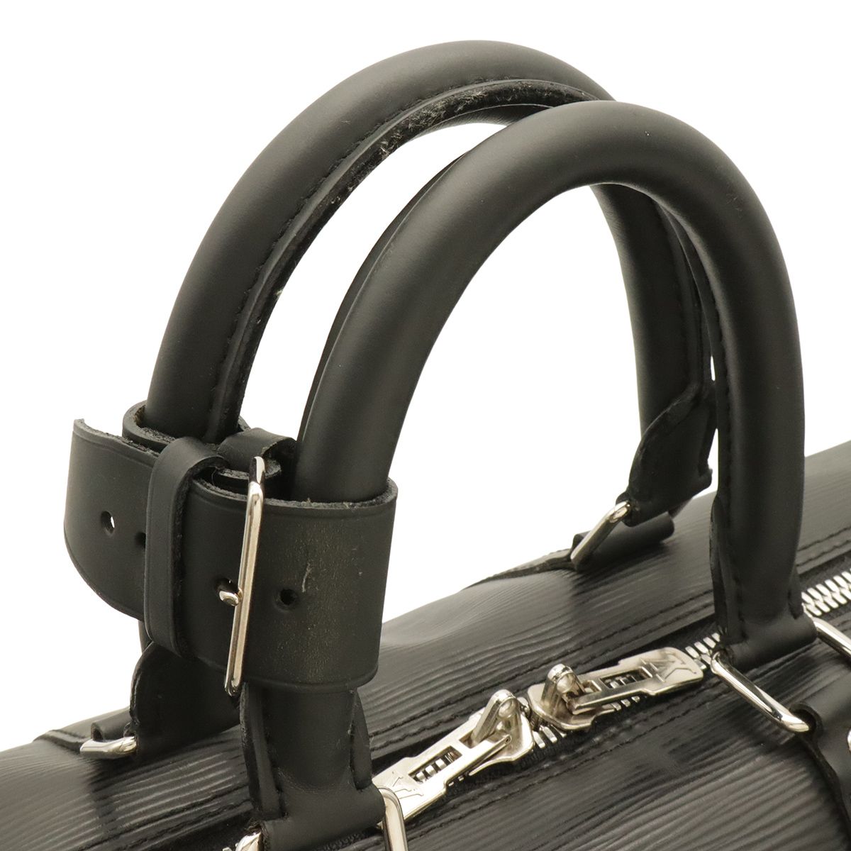Louis Vuitton Epi Keepall 45 Boston Bag Noir Black Gold — view 4