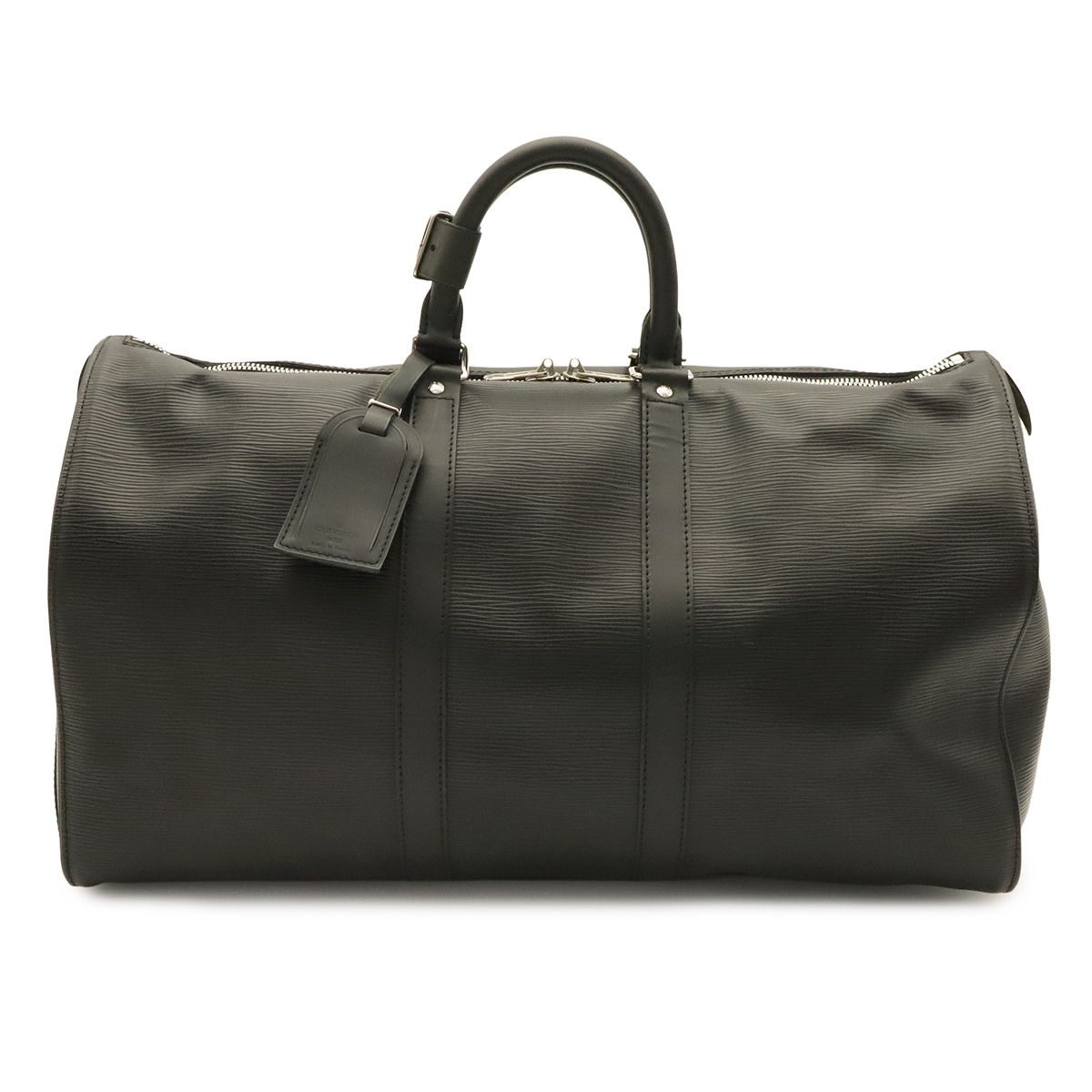 Louis Vuitton Epi Keepall 45 Boston Bag Noir Black Gold