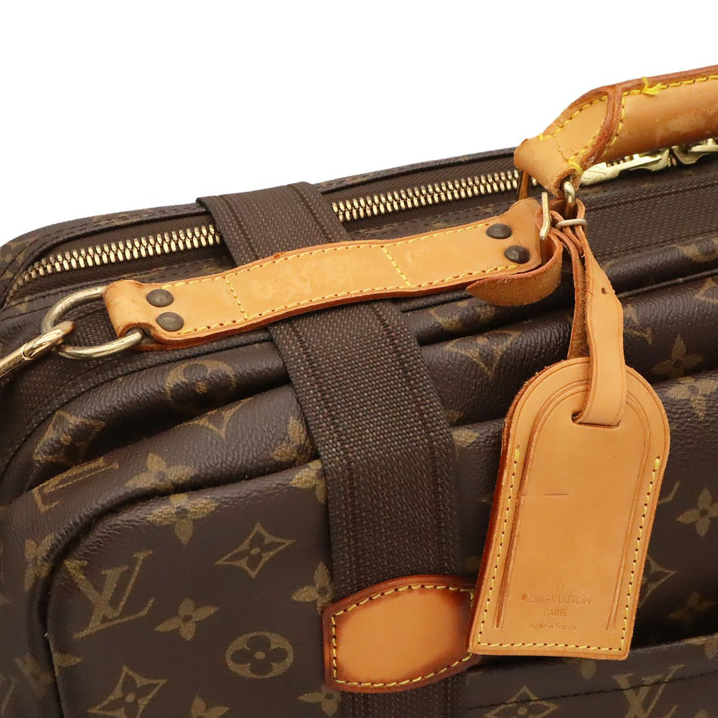 Louis Vuitton Monogram Satellite 53 Suitcase Travel Bag Purse 2-Way — view 6