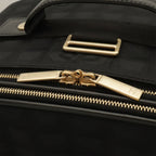 Chanel New Travel Line Bag Suitcase Carry Case Nylon Jacquard Black Gold — view 6