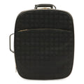 Chanel New Travel Line Bag Suitcase Carry Case Nylon Jacquard Black Gold